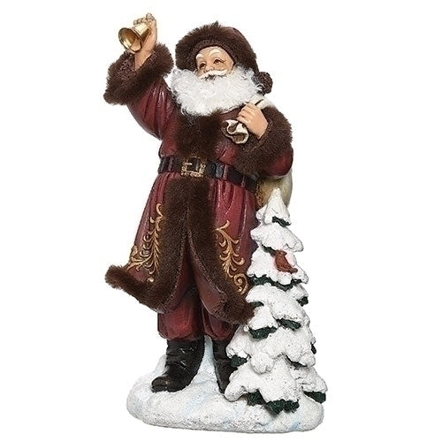 9.5"H SANTA W/BELIEVE TAG ON