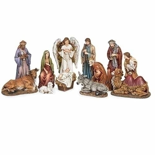 7"H 12PC ST NATIVITY W/KINGS