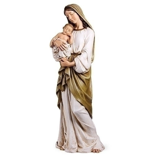 37"H MADONNA & CHILD FIGURE