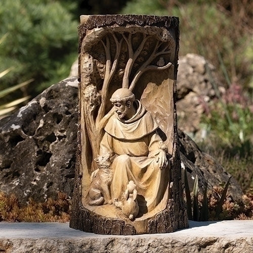 14"H CARVED ST. FRANCIS GARDEN