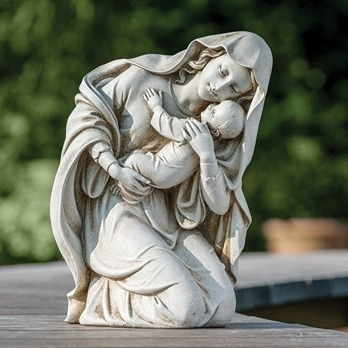 13.5"H KNEELING MADONNA AND