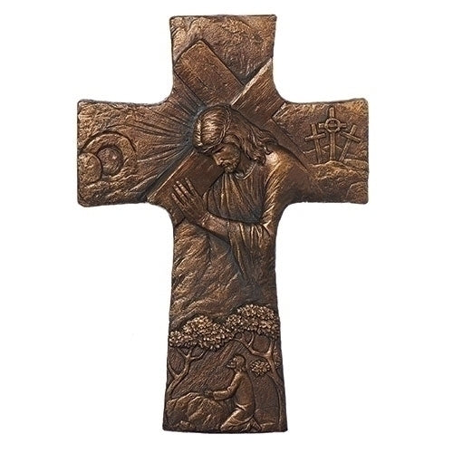 17"H CHRIST CARRYING CROSS