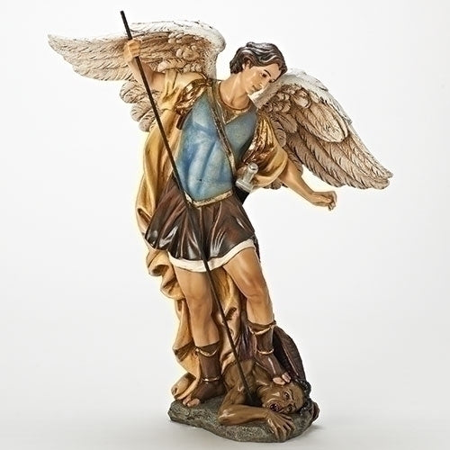 18.75"H ST MICHAEL FIGURE