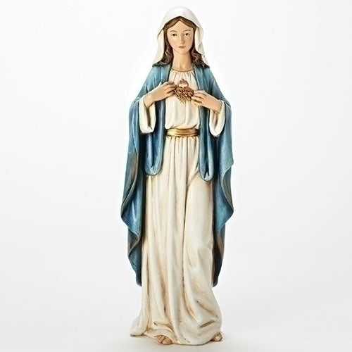 17.25"H IMMACULATE HEART MARY