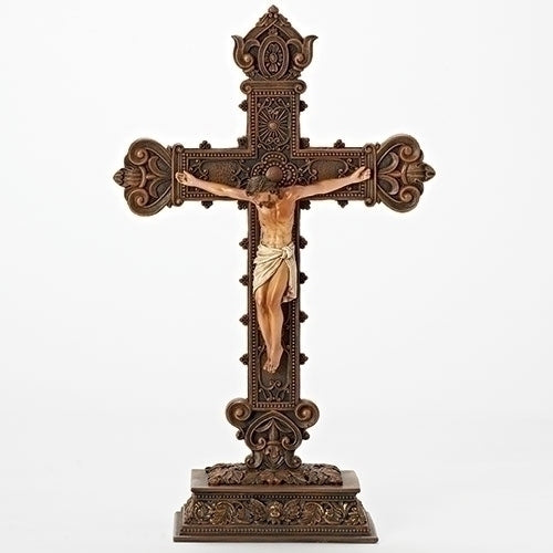 14.5"H STANDING CRUCIFIX