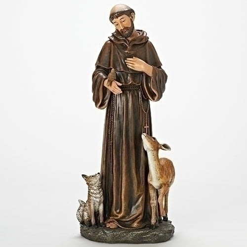 18"H ST FRANCIS FIGURE