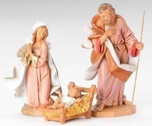 12" SCALE 3 PC SET HOLY FAMILY